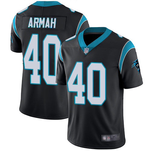 Carolina Panthers Limited Black Men Alex Armah Home Jersey NFL Football #40 Vapor Untouchable